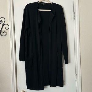 J.Crew Juliette Collarless Cardigan Sweater Blazer Linen Blend Duster